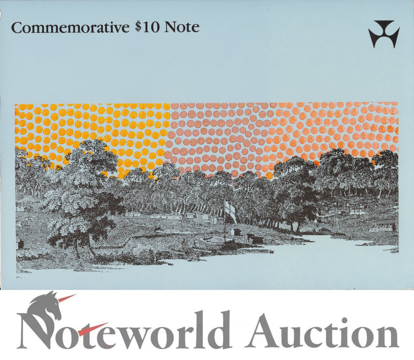 AUSTRALIA 10 Dollars 1988 P 49a Commemorative Polymer Prefix AA With Folder UNC