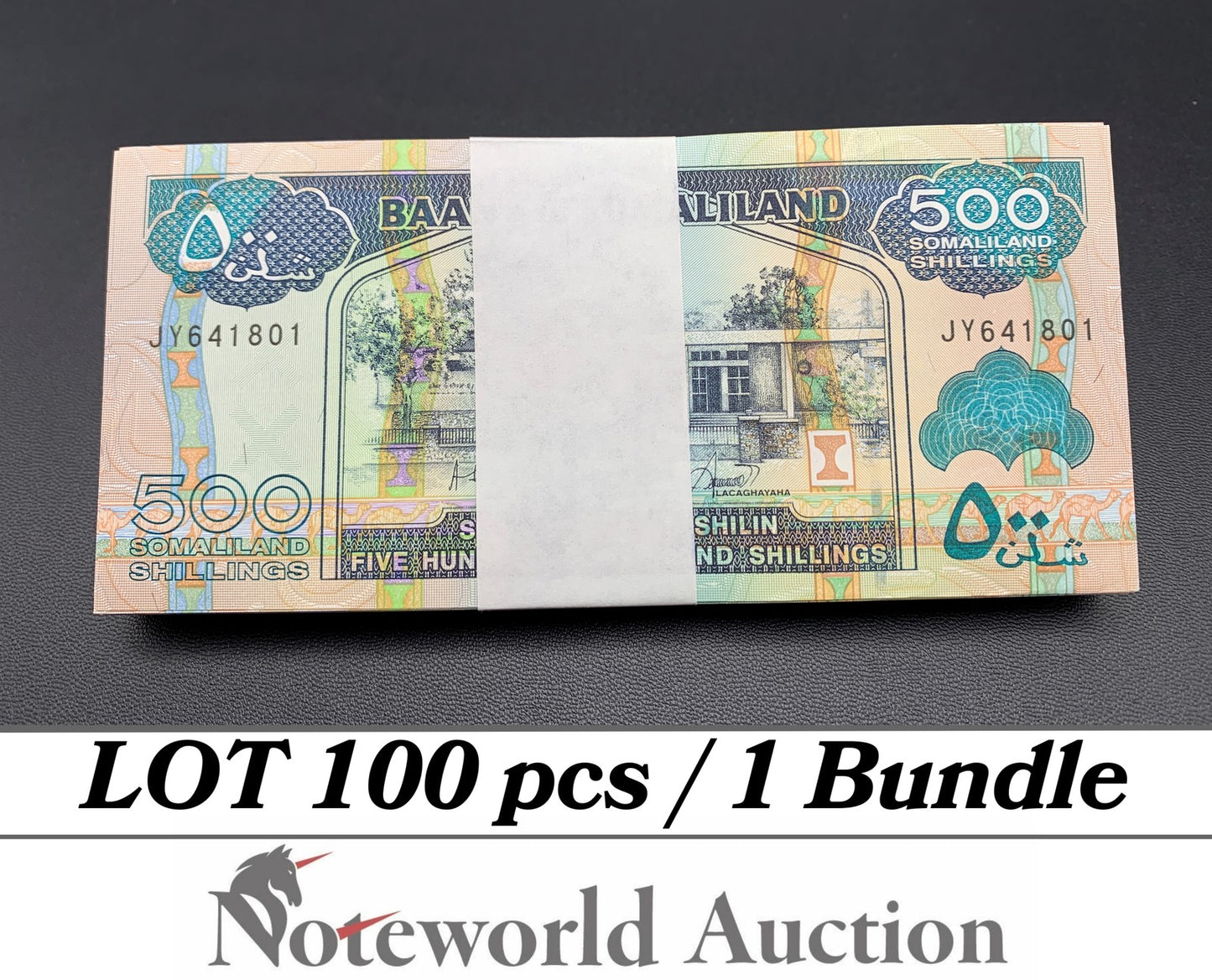 SOMALILAND 500 Shillings 2011 P 6h Lot 100 pcs Bundle UNC