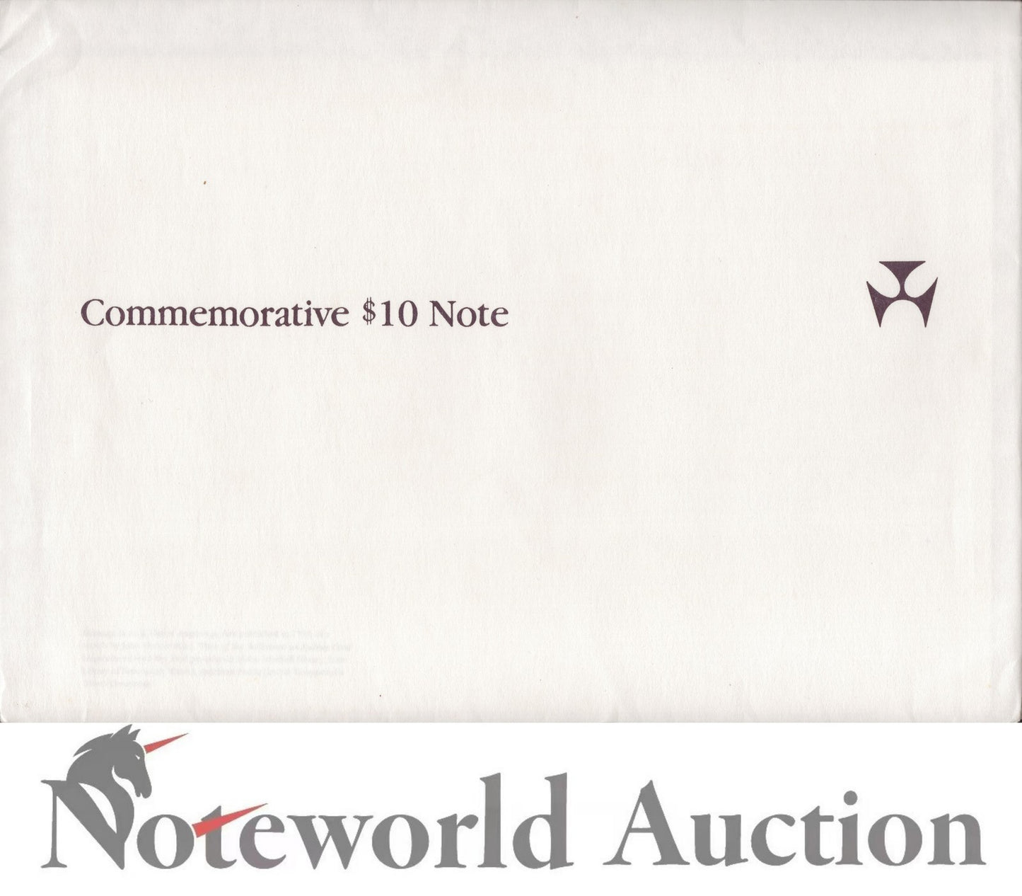 AUSTRALIA 10 Dollars 1988 P 49a Commemorative Polymer Prefix AA With Folder UNC