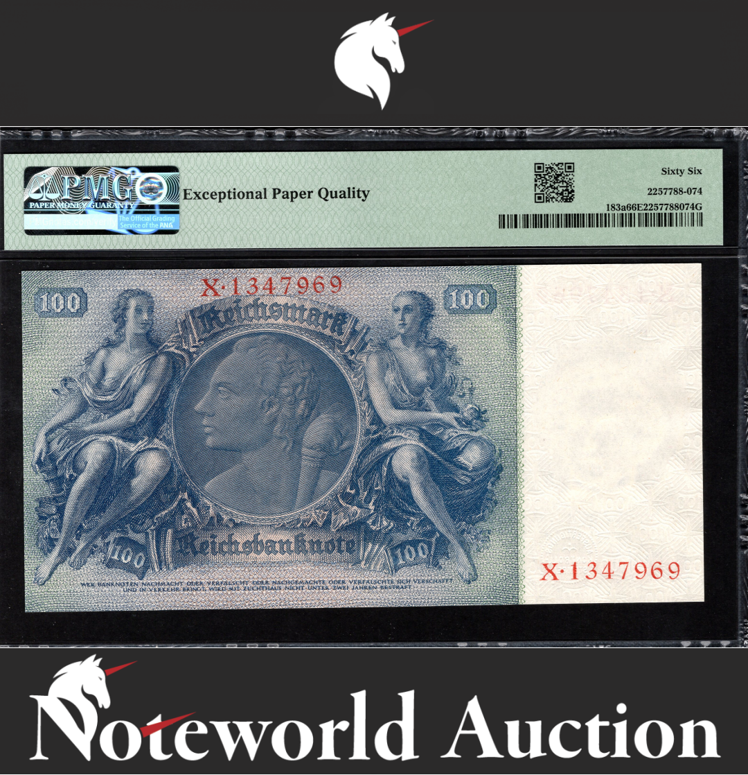 Germany, Reichsbanknote, 100 Reichsmark 1935 P 183a UNC PMG 66 EPQ