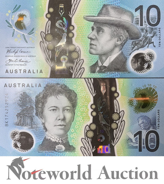 AUSTRALIA 10 Dollars 2017 P 63 Polymer UNC