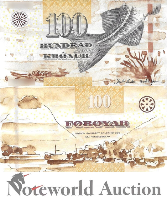 FAEROE FAROE ISLANDS 100 Kronur 2011 P 30 UNC