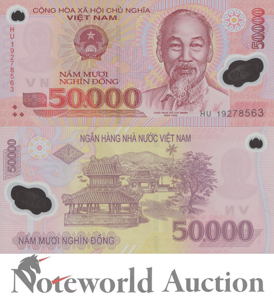 VIET NAM VIETNAM 50000 Dong 2019 P 121 Polymer UNC