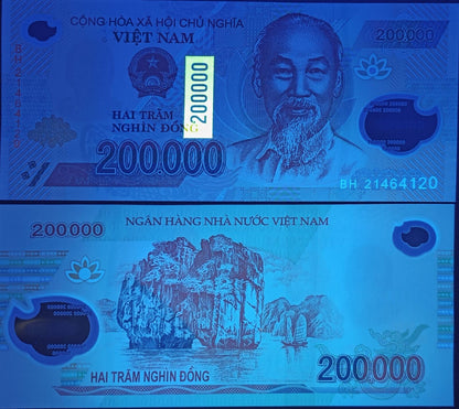 VIET NAM VIETNAM 200000 Dong 2021 P 123 Polymer UNC