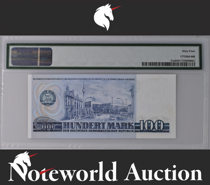 Germany Democratic Republic 100 Mark 1975 P 31a UNC PMG 64