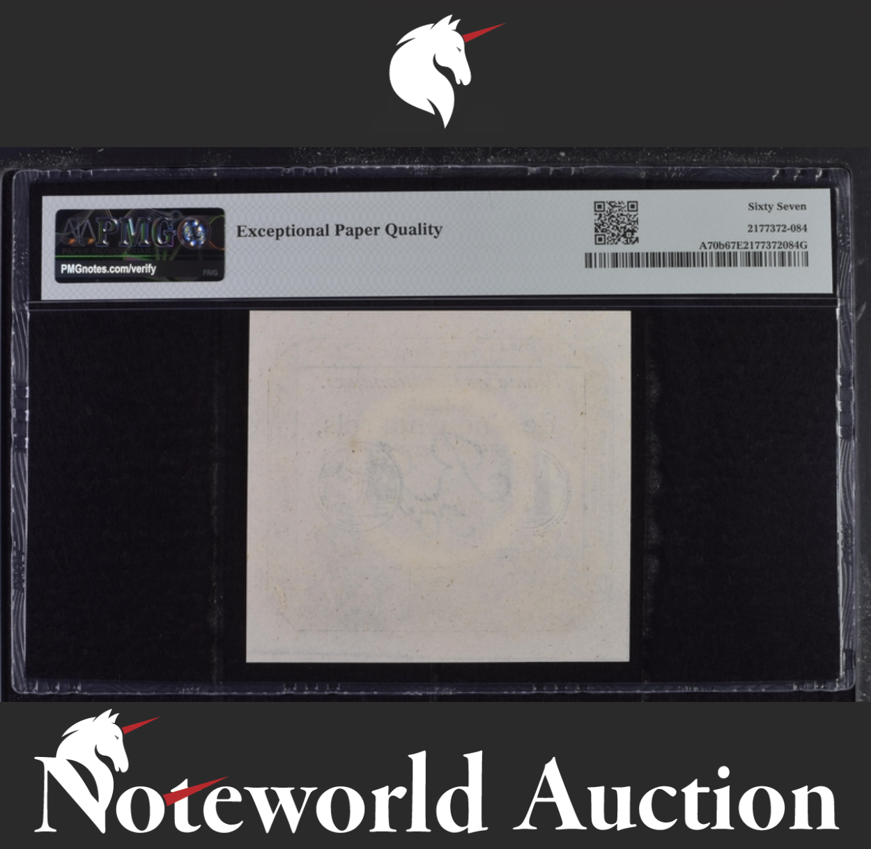 France Domaines Nationaux 50 Sols 1793 P A70b UNC PMG 67 EPQ 2nd TOP POP