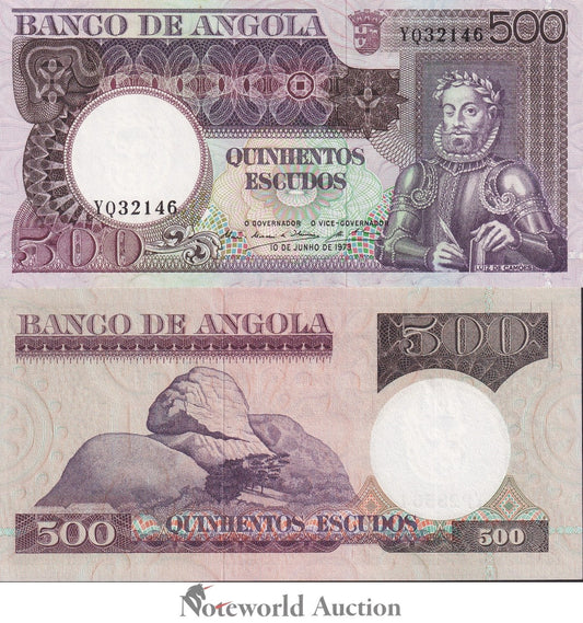 ANGOLA 50 Escudos 1973 P 105 UNC