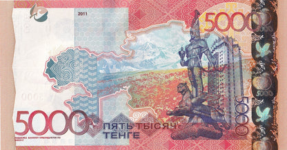 KAZAKHSTAN 5000 Tenge 2011 P 38A UNC