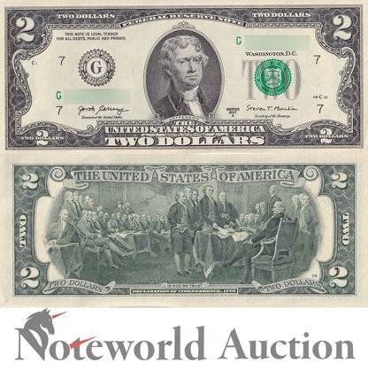 UNITED STATES USA 2 2017A P 545 ''G'' Chicago IL Lot 5 pcs 1/20 Bundle UNC