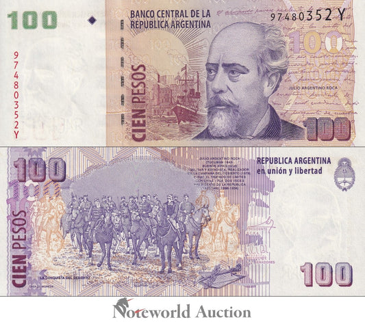 ARGENTINA 100 Pesos ND 2023 P 357 UNC