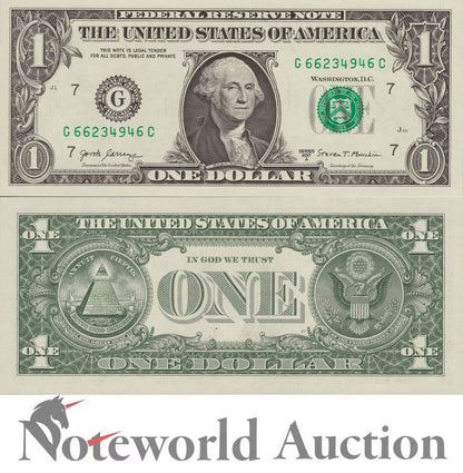 UNITED STATES USA 1 Dollar 2017A P 544 ''G'' Chicago UNC