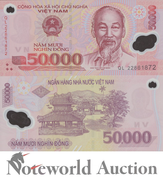 VIET NAM VIETNAM 50000 DONG 2022 P 121 Polymer UNC