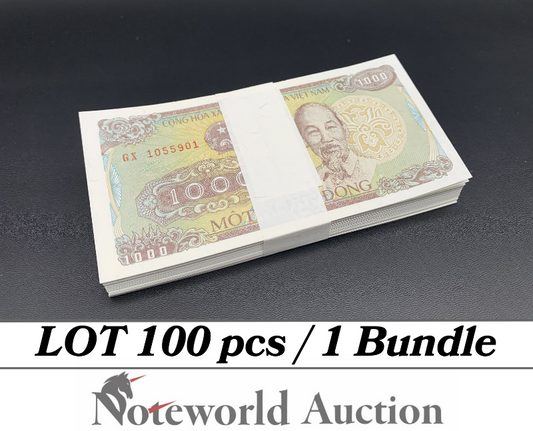 VIET NAM VIETNAM 1000 Dong 1988 P 106 Lot 100 pcs Bundle UNC