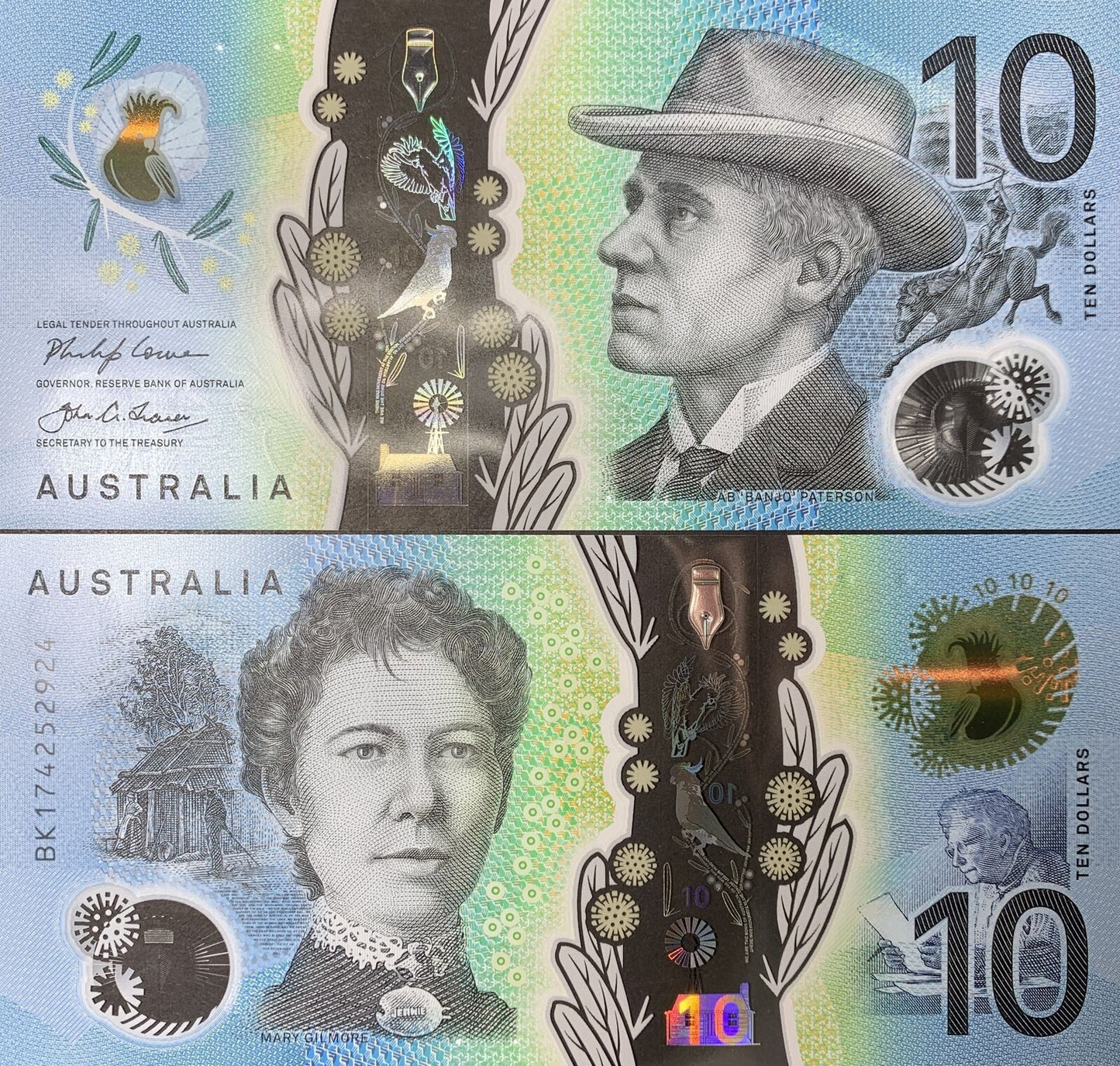 AUSTRALIA 10 Dollars 2017 P 63 Polymer UNC