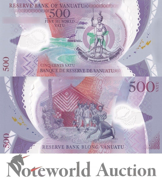 VANUATU 500 Vatu 2017 P 18 Polymer UNC