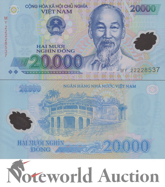 VIET NAM VIETNAM 20000 Dong 2022 P 120 Polymer UNC