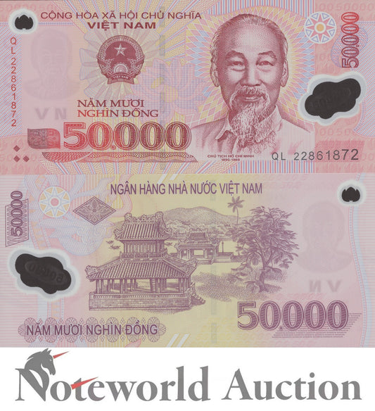 VIET NAM VIETNAM 50000 Dong 2022 P 121 Polymer UNC