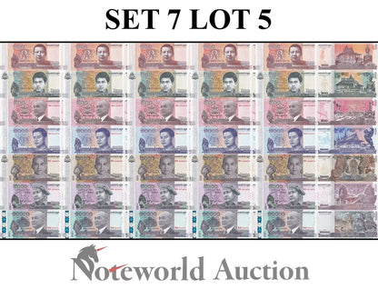 CAMBODIA Set 7 Lot 5 - 100-10000 Riels 2014-2022 P 65 65A 66 67 67A 68 69 UNC