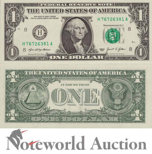 UNITED STATES USA 1 Dollar 2021 P 549 St Louis MO New Signatures UNC