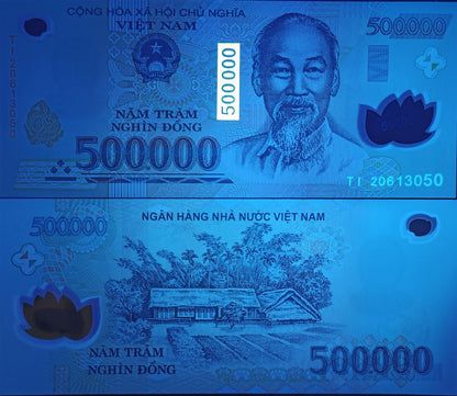 VIET NAM VIETNAM 500000 Dong 2020 P 124 Polymer REAL UNC