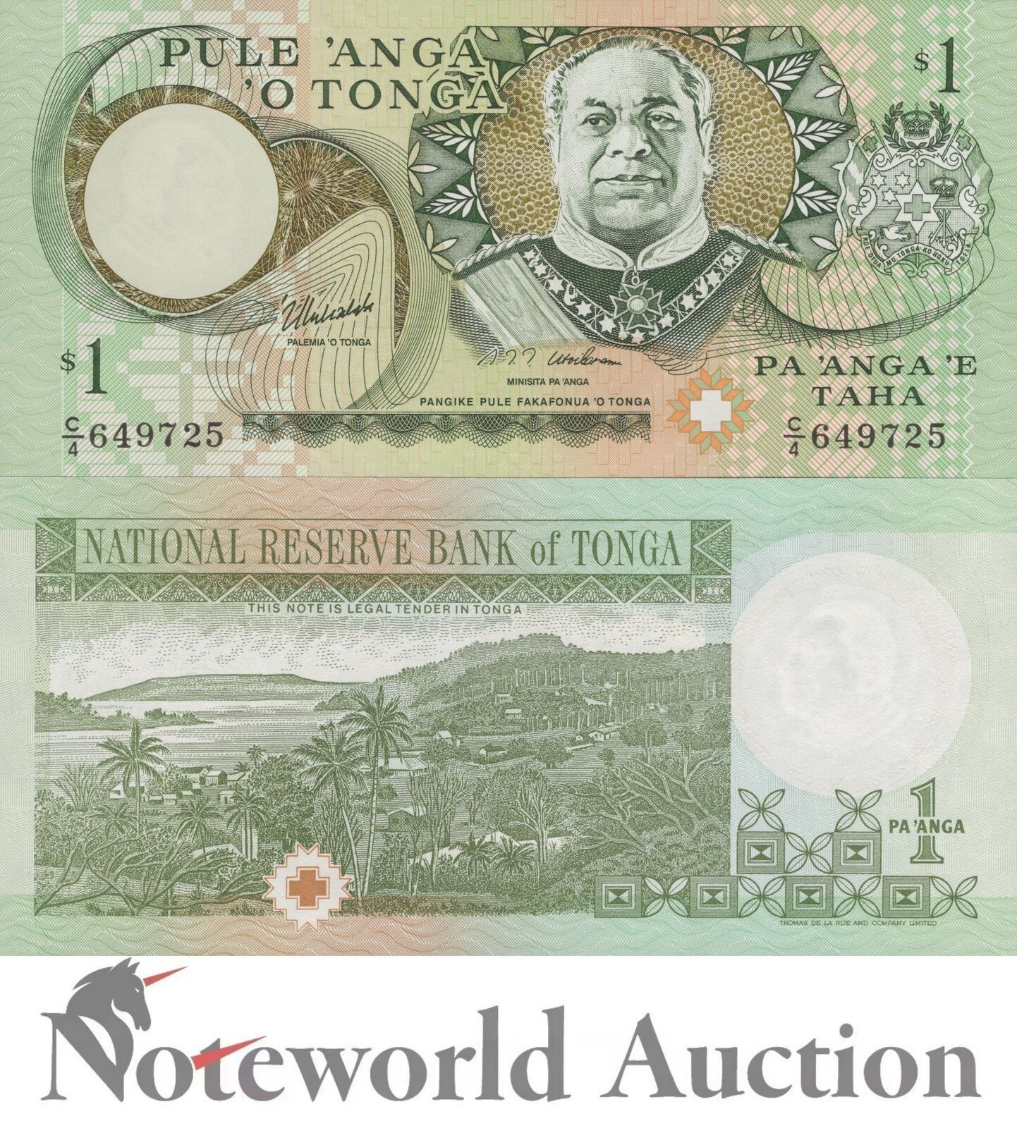 TONGA 1 Paanga 1995 P 31 UNC