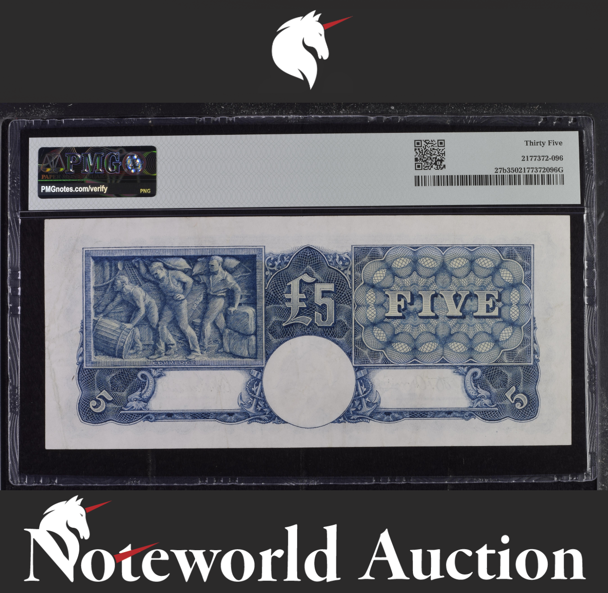 Commonwealth of Australia 5 Pounds P 27b 1941 Armitage McFarlane VF PMG 35