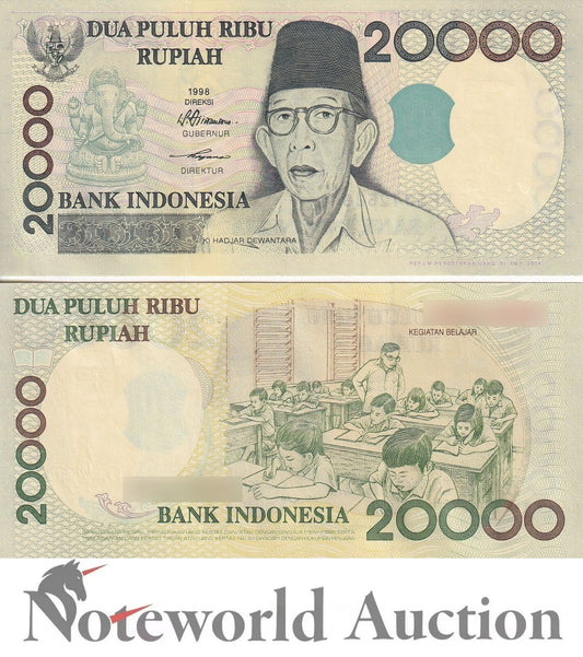 INDONESIA 20000 Rupiah 1998 / 2004 P 138a UNC